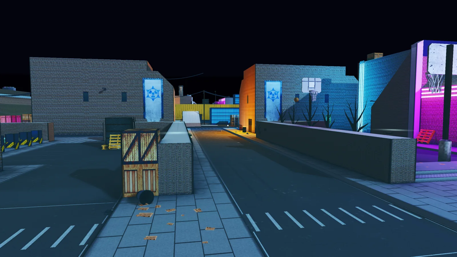 A Skillshot City scene used by Skillshot Guesser