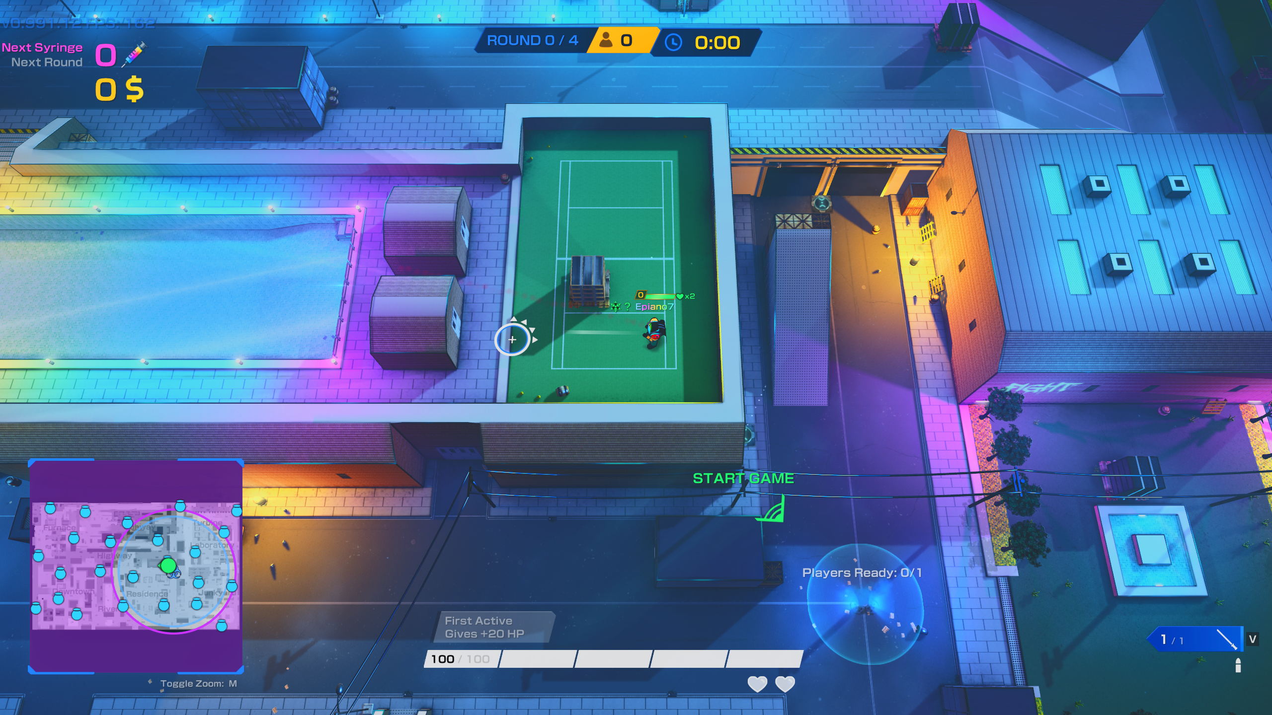 Skillshot City gameplay with a custom HUD layout made with SSC Mod Menu